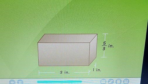 Volume with Fractional Length - Tutorial - Level F What is the volume of this box-example-1