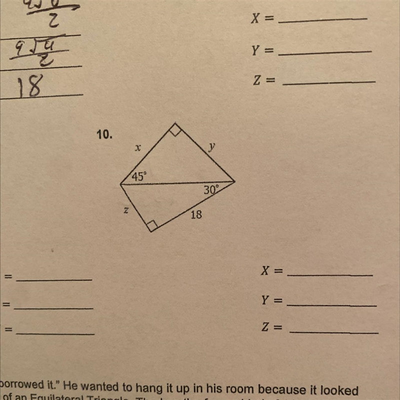 What’s the value of X, Y, and Z-example-1