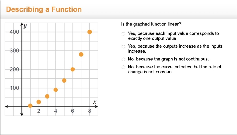 I can't seem to find the answer for this I'm pretty sure it's non linear-example-1