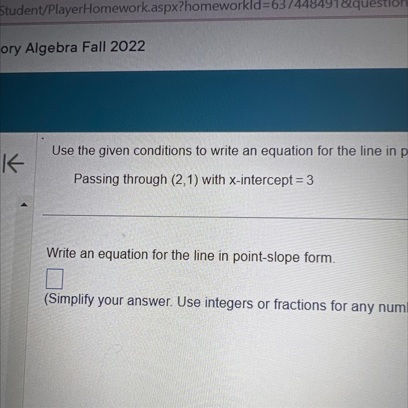 Point slope & slope intercept form-example-1