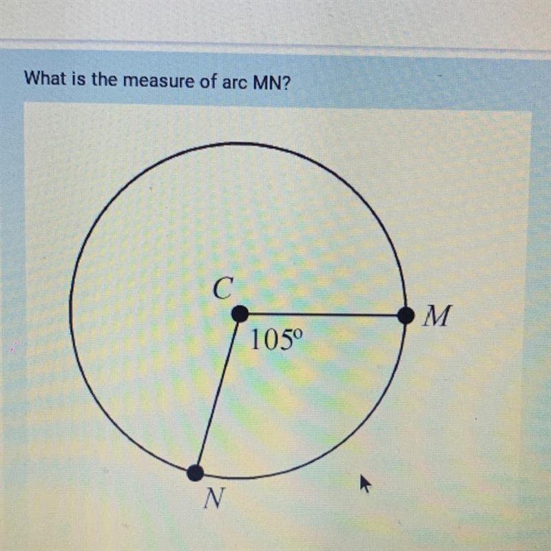 What is the measure of arc MN-example-1