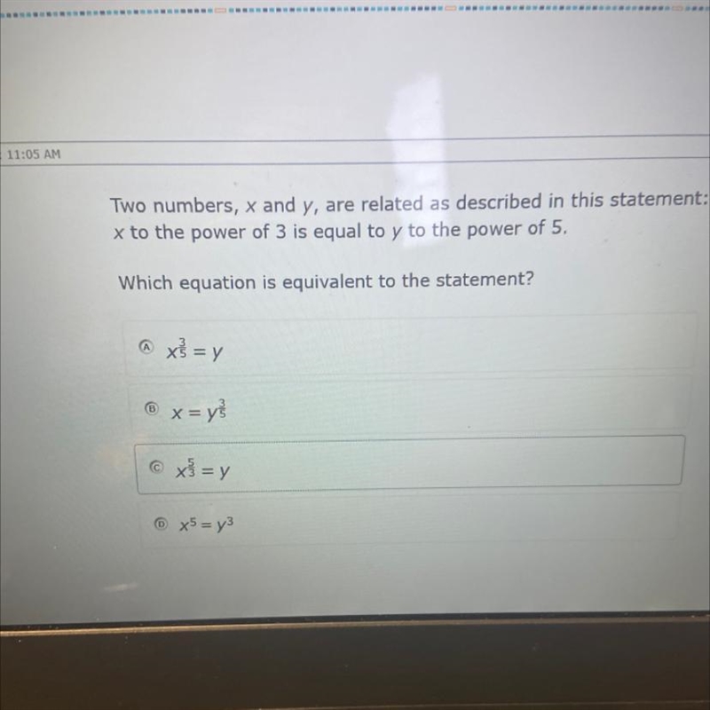 Which equation is equivalent to the statement?-example-1