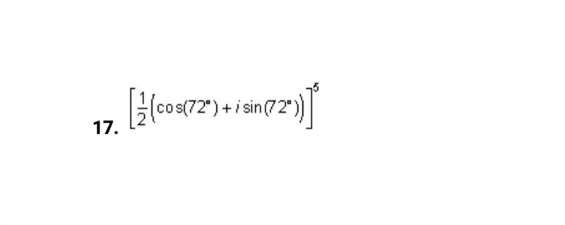 For questions 16 - 19, write each expression in the standard form for the complex-example-2