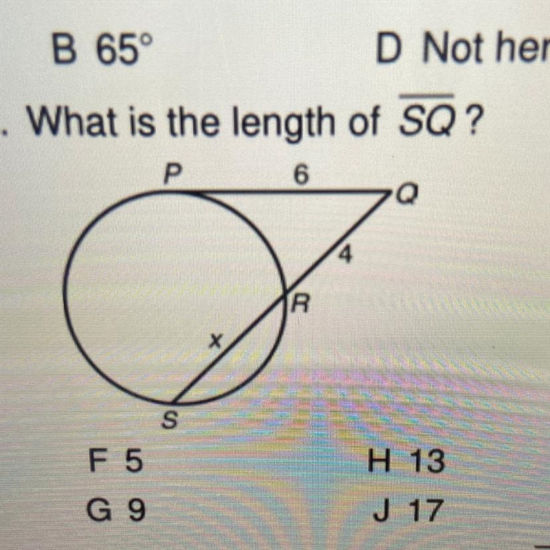 What is the length of SQ?-example-1