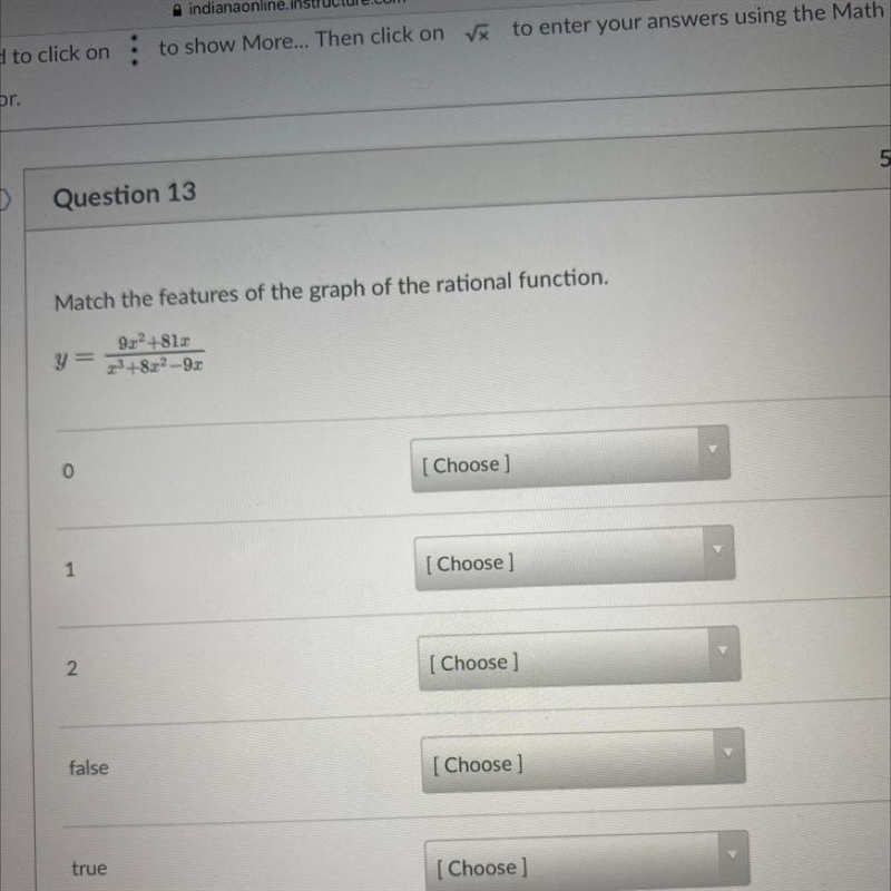 what to do: look at the equation and match each answer to the answer choice answers-example-1