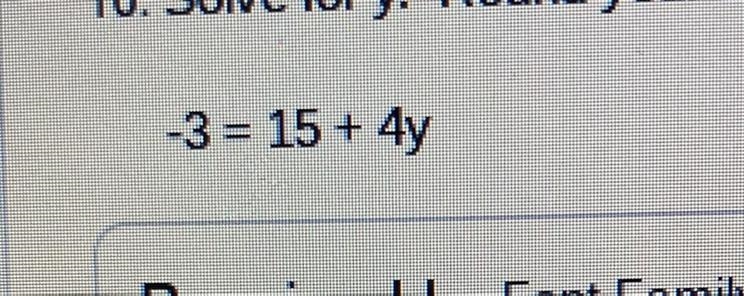 Solve for y. Round your answer to the nearest tenth and explain all steps.-example-1