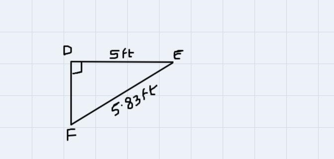 Find E and find F to the nearest degree and find DF to the nearest tenth.-example-1