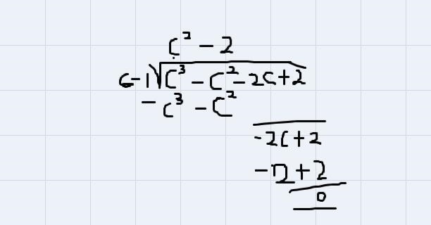 C^4 - c^3 - 2c^2 - 2c = 0Help please!!-example-1