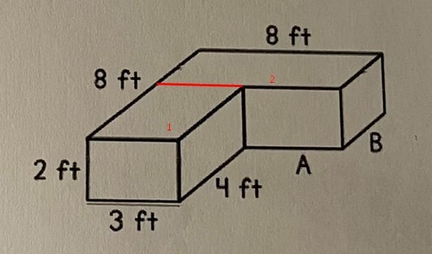 A farmer builds a water trough to fit a corner. The water trough is made of tworectangular-example-2