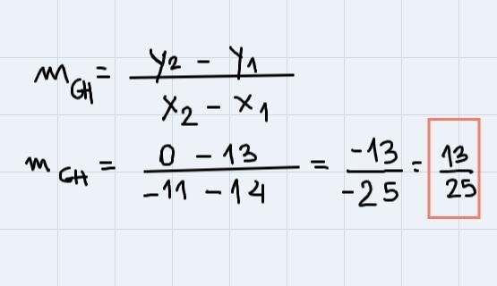 Given a pair of points on each line. use the slope formula to determine whether AB-example-1