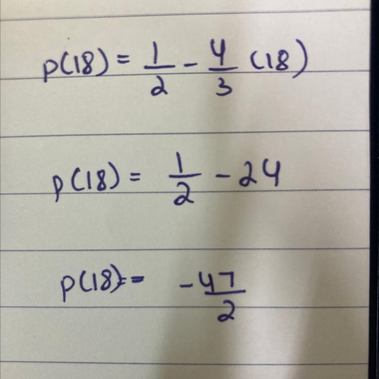 Use p(x)=1/2-4/3x and q(x) =|3x-x^3| for questions 7-12 Im stuck on number 10.-example-1