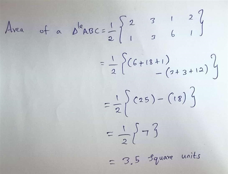 vertices are a (2,1), b (3,3), and c (1,6) leg line segment ax represent the base-example-1