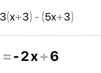 3(x+3)-(5x+3) is equivalent to a(3-x)?-example-1