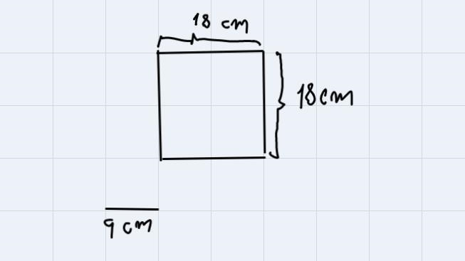 The figure below was made with a scale of 1 unit = 9 cm.Draw the figure with a new-example-1