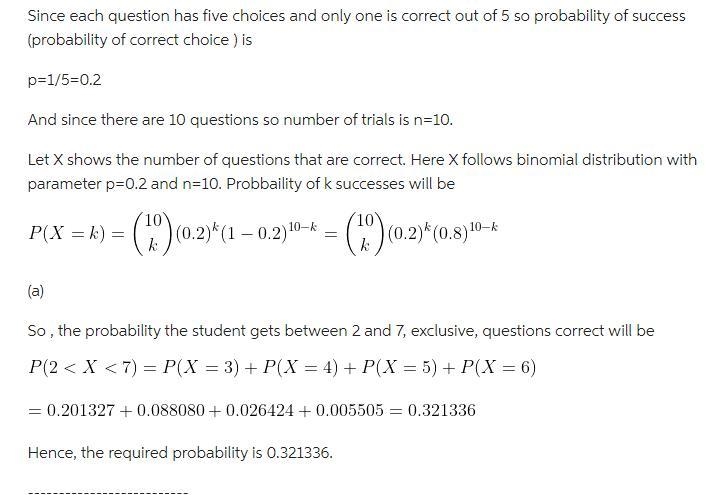 Suppose a quiz has 10 multiple choice questions. Each question has 5 answer choices-example-1