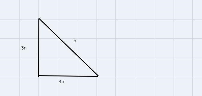 You know a right triangle with legs of length 3 units and 4 units has a hypotenuse-example-1