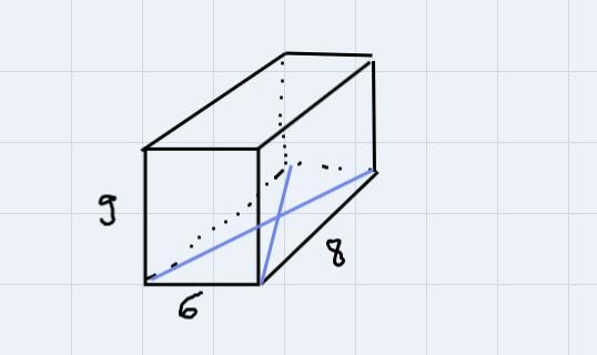 Ms Holdridge is repainting her bedroom. The bedroom is shaped like a rectangular prism-example-1