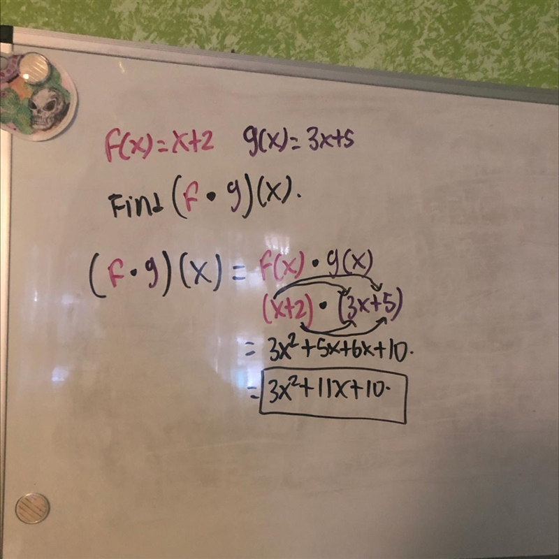 Select the expression that represents the simplified product. Given: F(x)=x+2 and-example-1