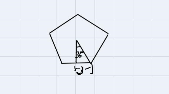 What is the area of the figure? Show your work to find the side of the length, apothem-example-2