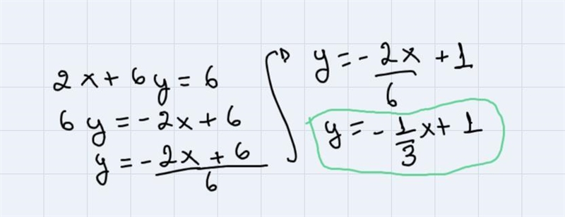 Write the function below in slope. Show ALL the steps and type the answer.-example-2