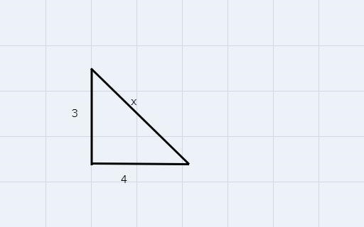 Construct a right triangle whose legs are in the ratio 3:4. What are the ratios of-example-1