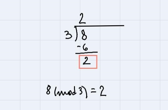 Simplify the following in the modulo givena) 8 (mod 3)b) 51 (mod 9)c) -68 (mod 7)-example-1