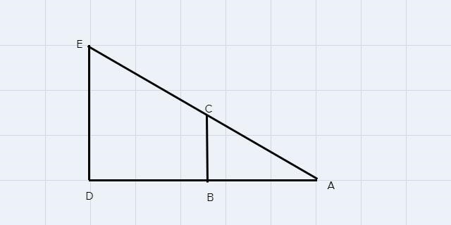 How high is a tree that casts a 21-ft shadow at the same time a 5-ft post a shadow-example-1