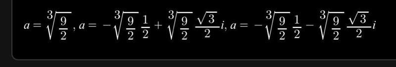 Solve the equation 2a²3a-27=0-example-1