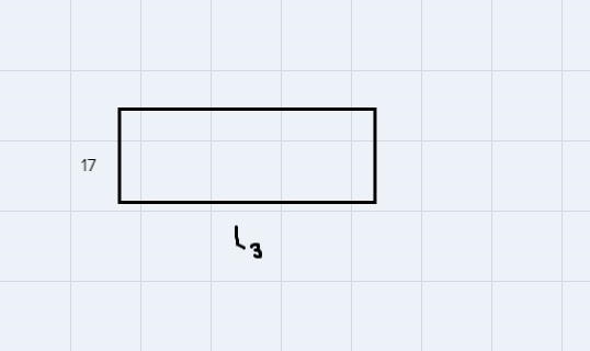 The width of a rectangle is 17 yards. Let W be width, L be length, and P be perimeter-example-3