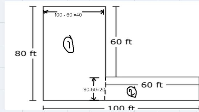 What is the area in square feet of the lawn ?-example-2