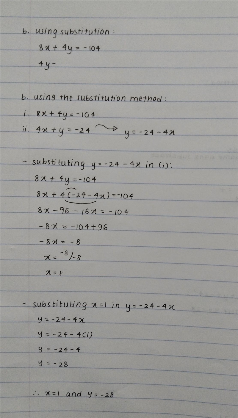 8x + 4y = -104 4x + y = -24-example-2