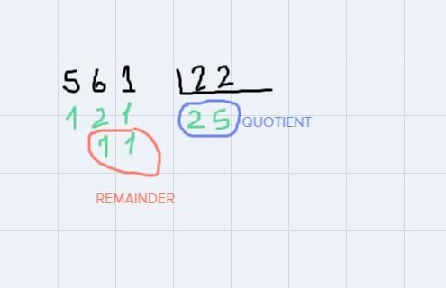 perform each of the following divisions using both the repeated-subtraction and the-example-2