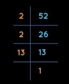 What is the prime factorization for 52-example-1