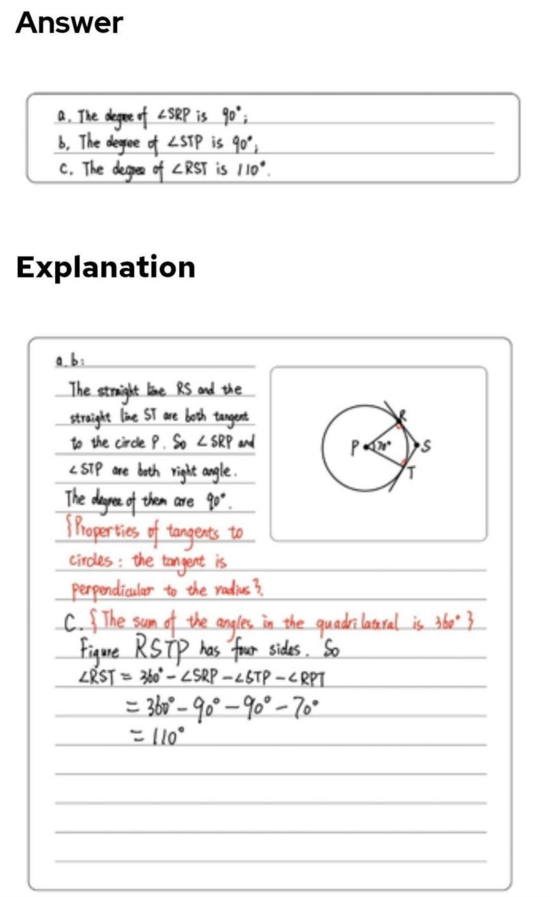 Use circle P to answer the following questions.-example-1