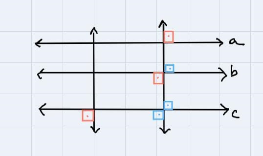 Determine which lines, if any must be parallel. Check all that apply.-example-1