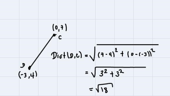 The points B(5,7) , C(0,7) ,D(−3,4), and E(2,4) form parallelogram BCDE. Plot the-example-3