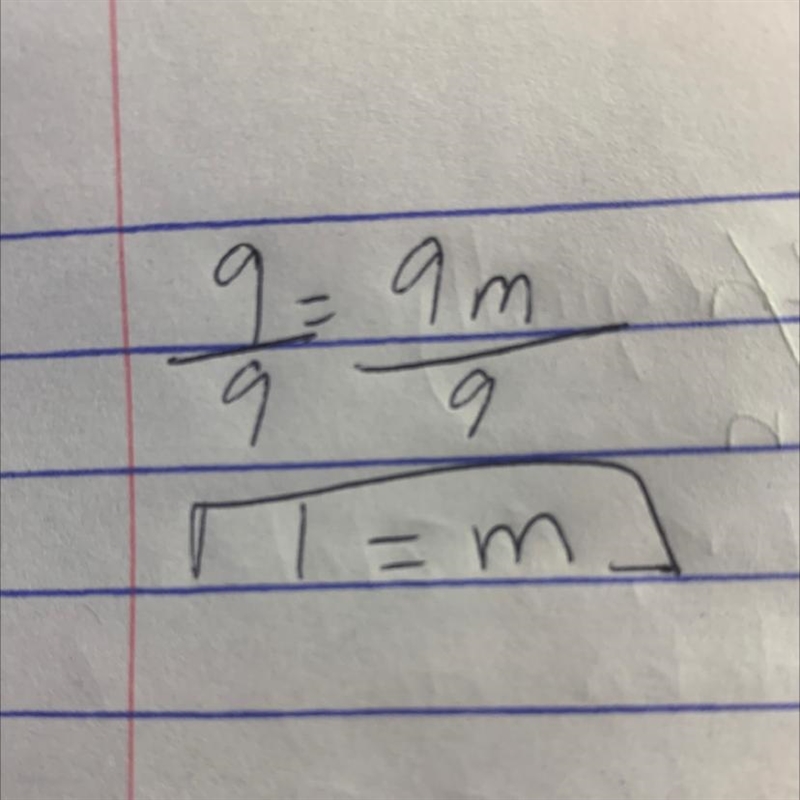 9=9m what is M Help meee-example-1