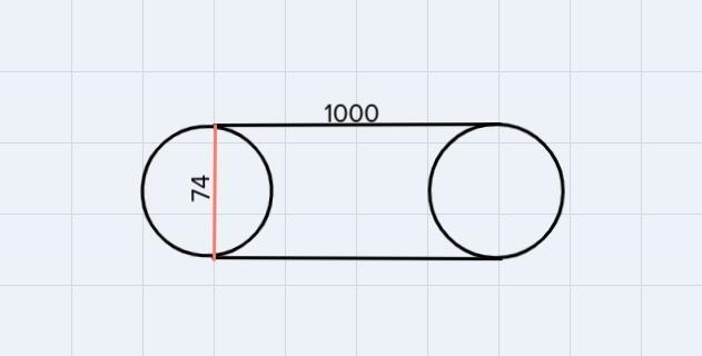 The straightway on each side measures 1000 meters. The curves are semicircles with-example-1