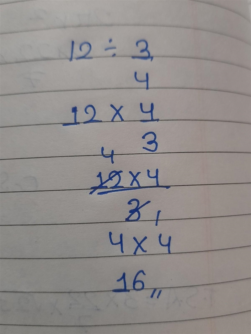 How do you divide a Fraction with a whole number? Eg:- 12 ÷ 3/4 Need help ASAP!!! Have-example-1