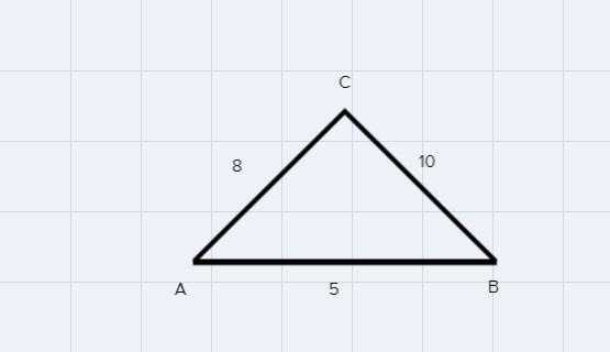 Ab=5 bc=10 ac=8 and df=2x-6 then solve for the value of x.-example-1