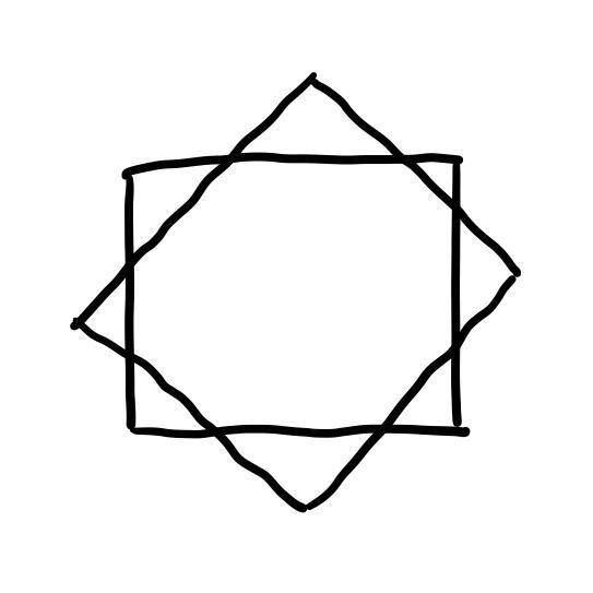 By drawing two circles, John got a figure, which consists of three regions(basically-example-1