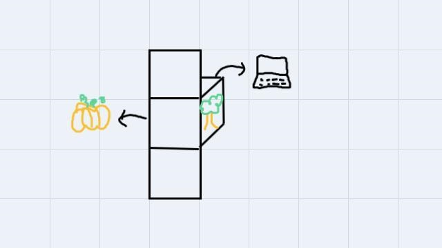 When a cube is formed using the figure below, which of the following shapes will it-example-4