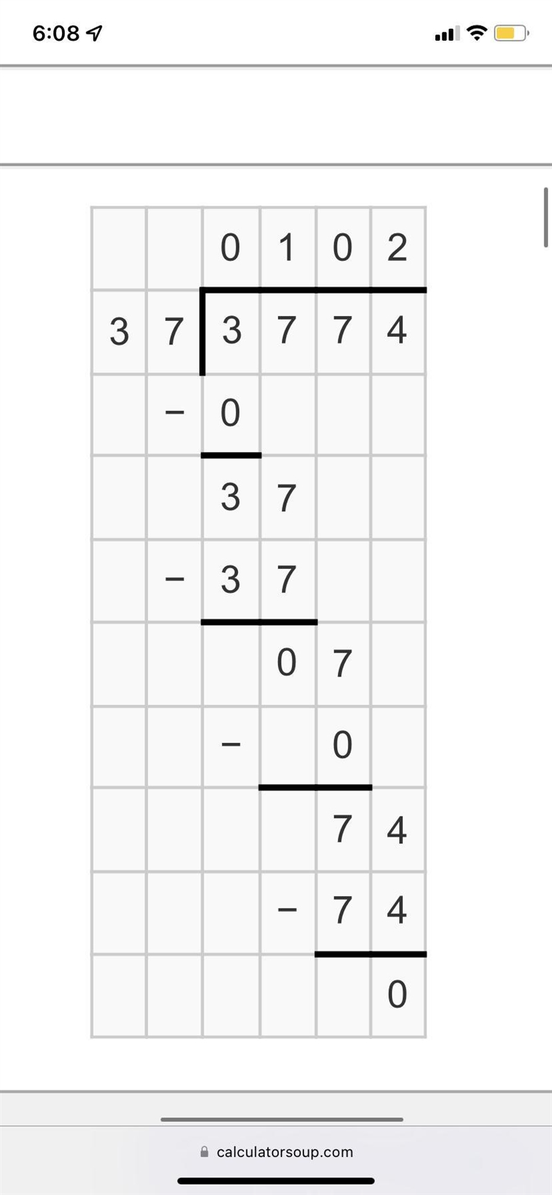 What is 3774 divided by 37 show long divsion work-example-1