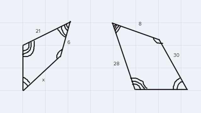 If the figures are similar, use a proportion to find the missing side?-example-1