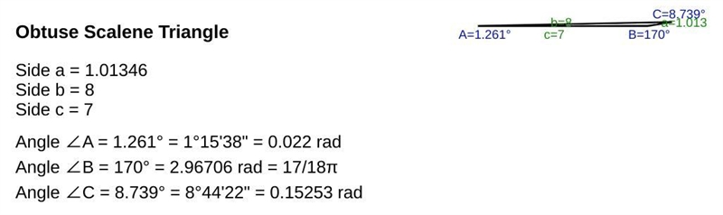 two sides and an angle are given below. determine whether the given information results-example-1