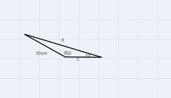 Find aRound to the nearest tenth:a10 cm1500120=a = [? ]cmLaw of Sines: sin Asin B-example-1