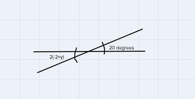 4. The three lines shown in the diagram below intersect at the same point. The measures-example-1