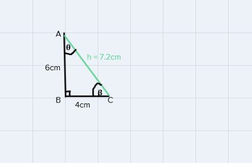 Construct a triangle with the given measures. Label all sides and angle measurements-example-1