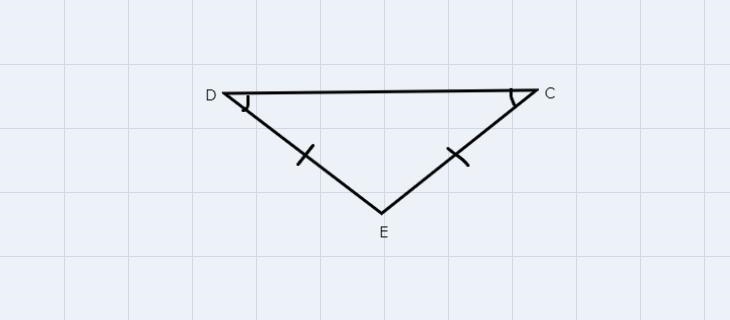 Given: DE ≅CE and DC \\ AB. Prove ΔACD ≅ ΔBDC.-example-1