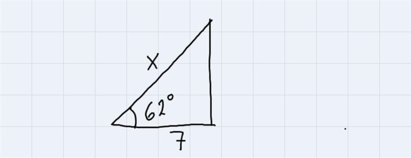 Witch equation would you use to solve the length of the ladder-example-2